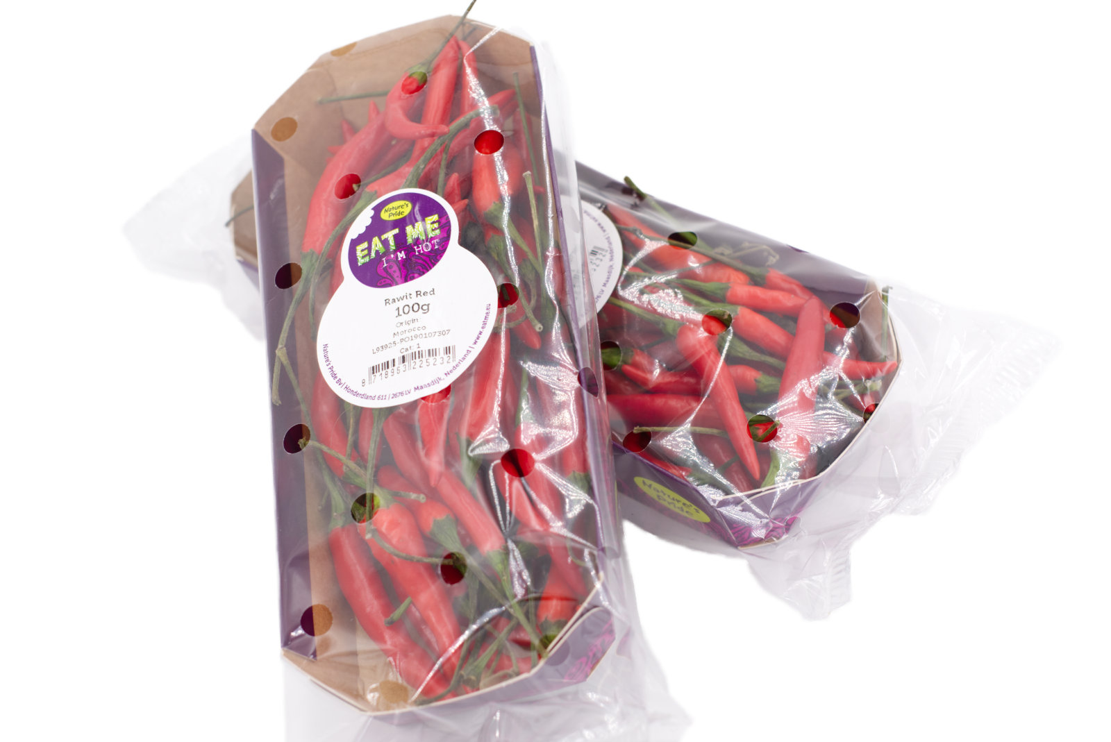 Chilli Schoten "rot" 100g - Schale