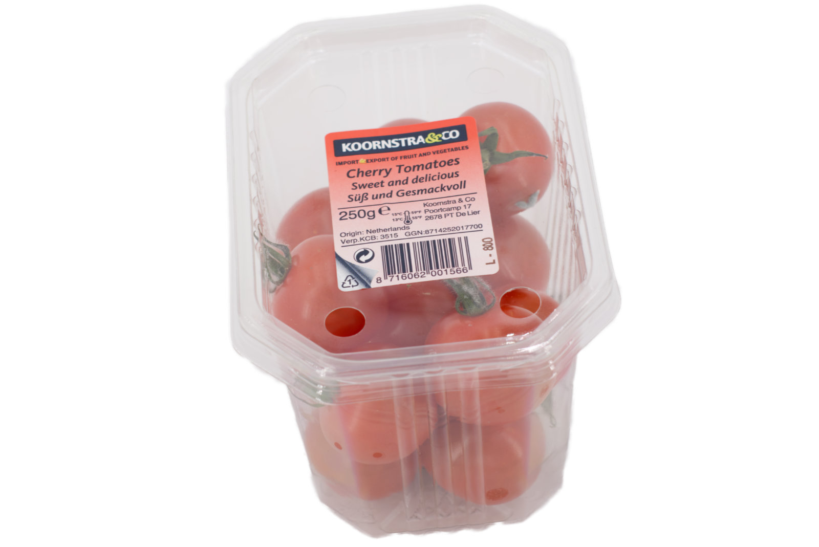 Cherrytomaten "rot" 9 x 250g - Schale/niederl. -